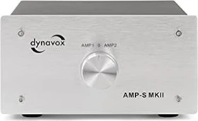 Dynavox AMP-S MKII Verstärker/Boxen-Umschalter silber