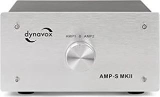 Dynavox AMP-S MKII Verstärker/Boxen-Umschalter silber