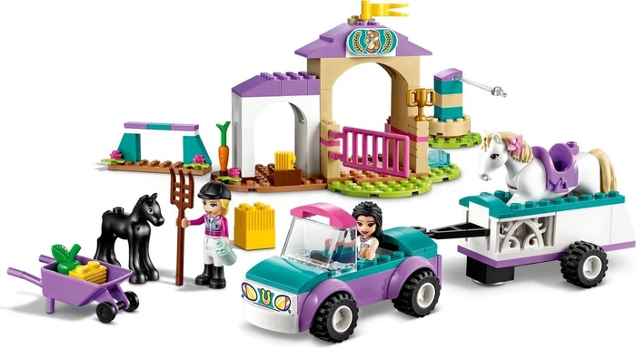 LEGO Friends - Trainingskoppel und Pferdeanhänger