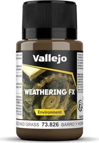 Vallejo Weathering Effects Environment mud and grass effect, 40ml