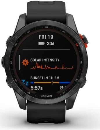 Garmin Fenix 7S Solar slate grey/black