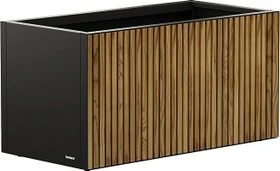 Herstera Deco Planter M Pflanzkasten 100x5cm schwarz/holz