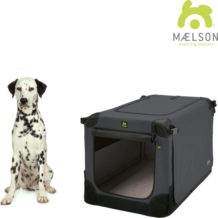 Maelson Soft Kennel faltbare Transportbox M, anthrazit (SK 82)