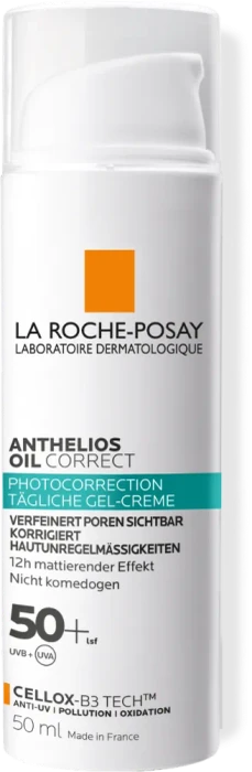 La Roche-Posay Anthelios Oil Correct Gel-Sonnencreme LSF50+, 50ml