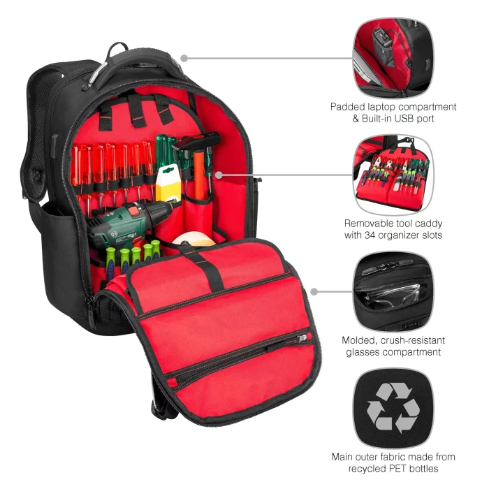 Wenger Werkzeugrucksack Pro 17", schwarz