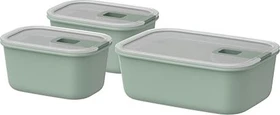 Mepal EasyClip rechteckig Aufbewahrungsbehälter-Set nordic sage, 3-tlg.