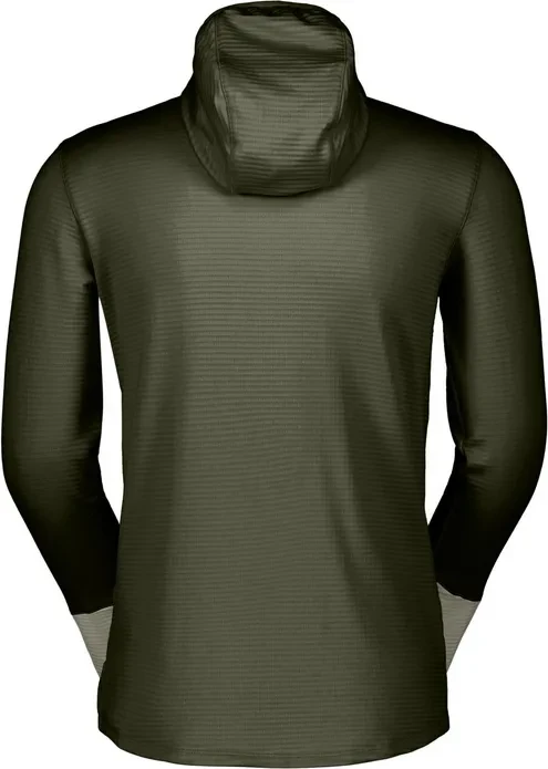 Scott Defined Light Zip Hoodie douglas green/dusty grey (Herren)
