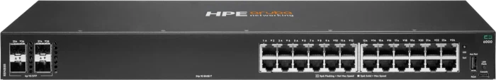 HPE Aruba CX 6000 Series Rackmount Gigabit Managed Switch, 24x RJ-45, 4x SFP