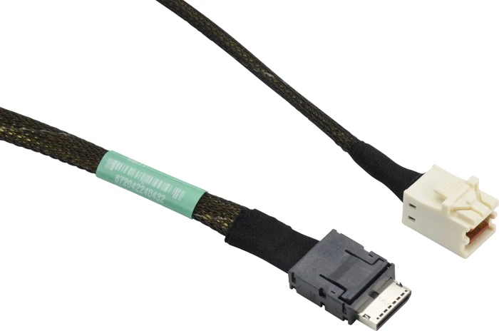 Supermicro OCuLink SFF-8611 Stecker auf miniSAS HD SFF-8643, 0.57m