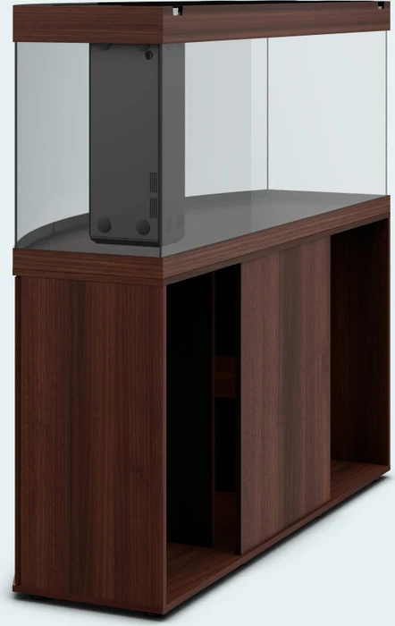 Juwel Vision 450 LED Aquarium-Set mit Unterschrank, dunkles Holz/dunkles Holz, 450l