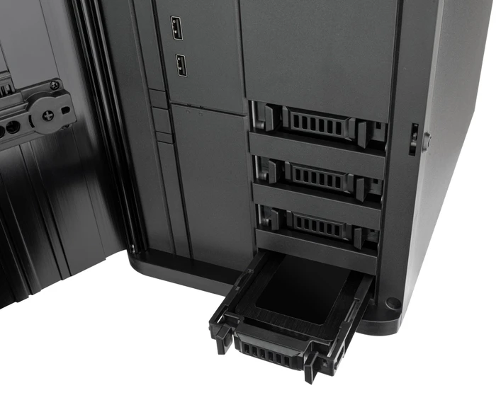 SilverStone Case Storage CS240, schwarz, Mini-ITX