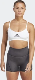 adidas AEROREACT Training Light-Support Sport-BH white/black (Damen)