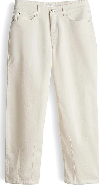 Opus Melly Twisted Barrel BCI Cotton Mix Mid Rise Jeans milk (Damen)