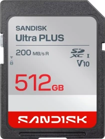 SanDisk Ultra PLUS R200 512GB, UHS-I U1, Class 10