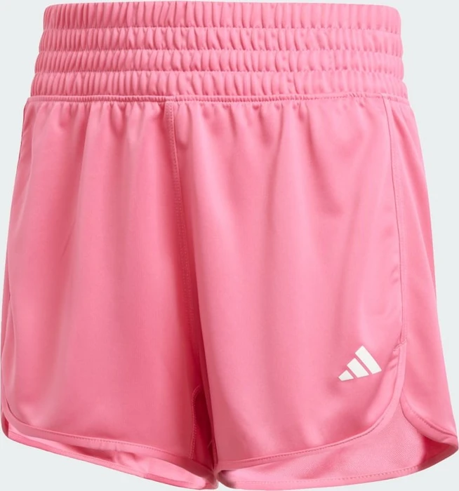 adidas Pacer Essentials Knit High-Rise Shorts pink fusion/white (Damen)