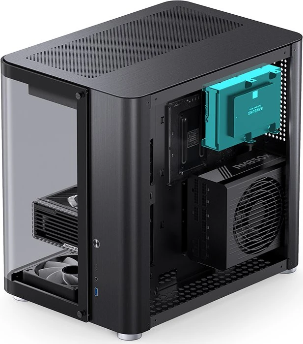 Jonsbo TK-2 2.0 Black, Glasfenster