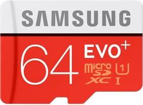 Samsung EVO+ R80/W20 64GB, UHS-I, Class 10