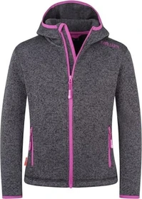 Trollkids Girls Jondalen XT Strickjacke graphite/fresh berry (Junior)