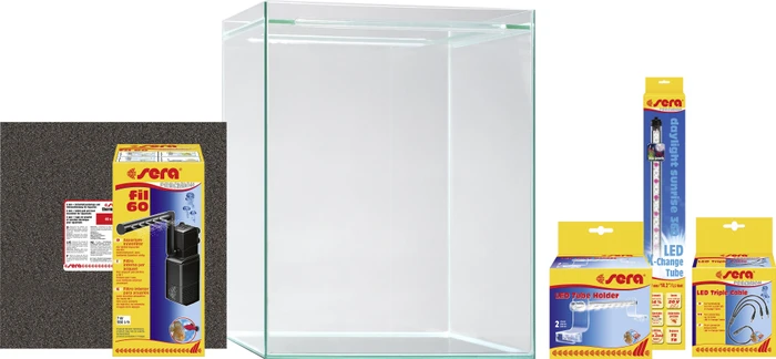 sera Scaper Cube 80 Starterset, Aquarium-Set, 80l