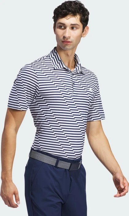 adidas Ultimate365 Mesh Print Poloshirt kurzarm collegiate navy/white (Herren)