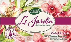 Ottoman Dalan d'Olive Le Jardin orchid & lily feste Seife, 200g