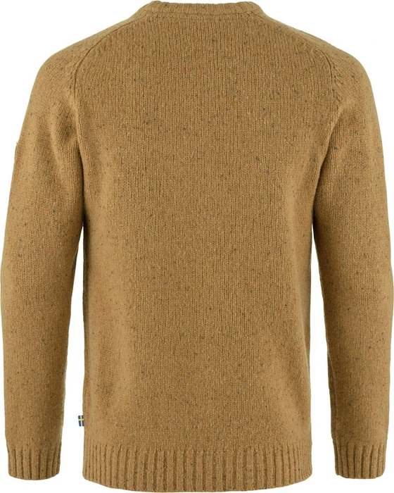 Fjällräven Lada Round Neck Strickpullover buckwheat brown (Herren)