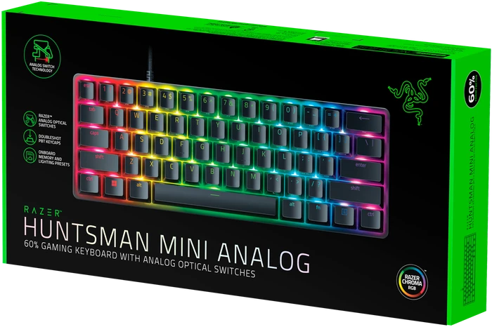 Razer Huntsman Mini Analog Switches, Razer Analog Optical Switch, USB, DE