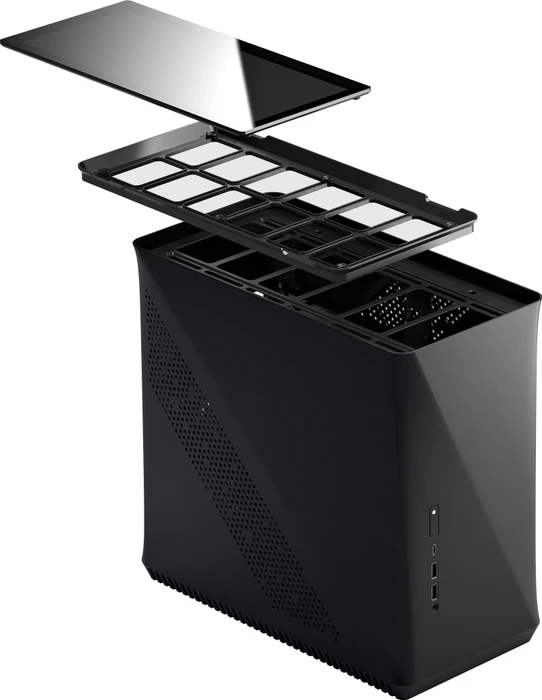 Fractal Design Era ITX Carbon TG, Glasfenster, Mini-ITX