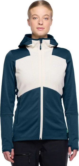 Vaude Monviso Grid Fleece Funktionsjacke dark sea/white (Damen)