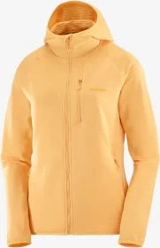 Salomon Essential Lightwarm Hooded Funktionsjacke warm apricot (Damen)