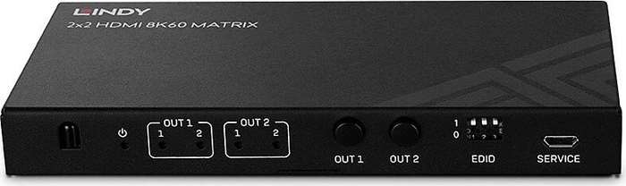 Lindy 2x2 HDMI 8K60 Matrix HDMI-Splitter