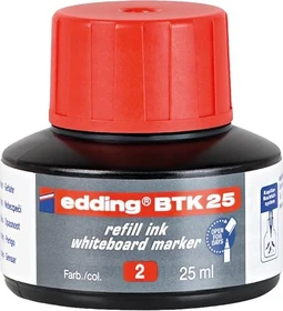 edding BTK25 Whiteboardmarker Tintenflasche rot, 25ml