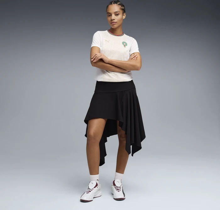 Puma FIFA WM 2026 Marokko Authentic Auswärtstrikot kurzarm puma white/victory gold (Damen)