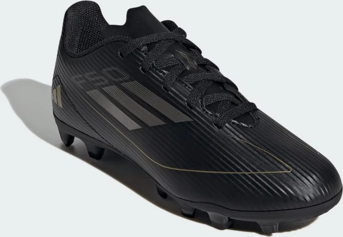 adidas F50 Club Flexible Ground Boots core black/iron metallic/gold metallic (Junior)