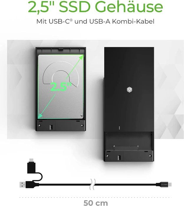RaidSonic Icy Box IB-200T-C3, USB-C 3.0