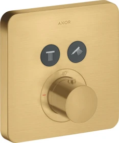 Hansgrohe Axor ShowerSelect softcube Thermostat mit 2 Ventilen brushed gold optic