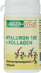 Langer vital Hyaluron 100 + Kollagen Kapseln, 60 Stück