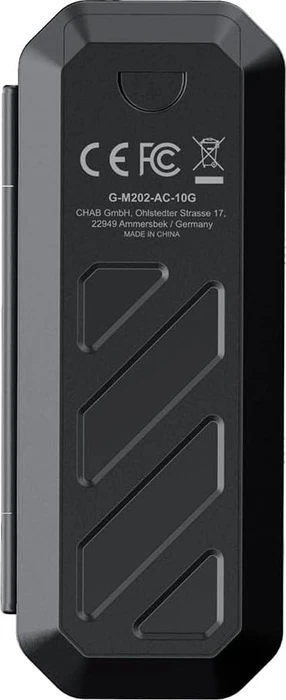 Graugear G-M202-AC-10G Externes Gehäuse für M.2 NVMe SSD, USB-C 3.1