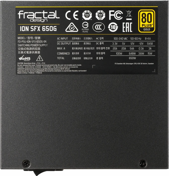 Fractal Design Ion SFX Gold 650W, SFX-L