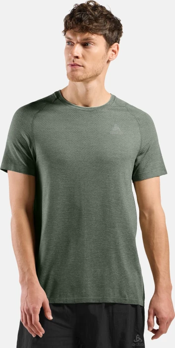 Odlo Essential Seamless Laufshirt kurzarm shadow melange (Herren)