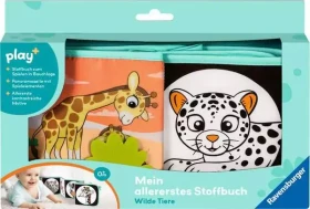 Ravensburger play+ Mein allererstes Stoffbuch: Wilde Tiere