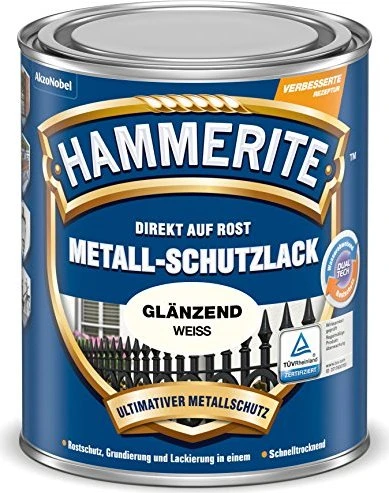 Hammerite Metallschutz-Lack Glänzend Außen 250ml Dose