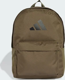 adidas Classic 3-Streifen Logo Rucksack olive strata/black