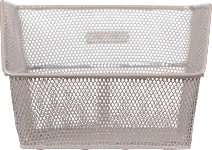 Basil Cento Fahrradkorb nude metallic