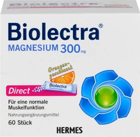 Biolectra Magnesium 300mg direct Orange Pellets, 60 Stück