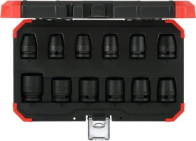 Gedore red R63003012 Steckschlüsselsatz inkl. Werkzeugbox, 12-tlg.