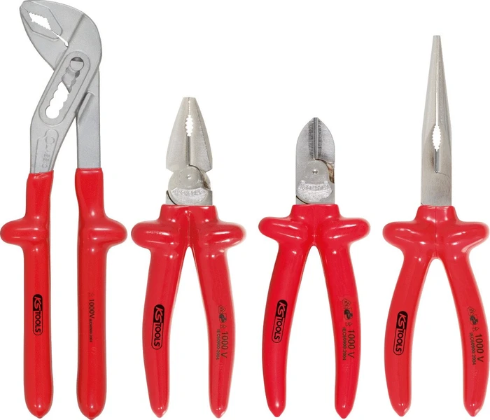 KS Tools 1000V Zangensatz Variante 1, 4-tlg. (117.1700)