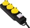 LogiLink Outdoor Steckdosenleiste, 3-fach, 1.5m, schwarz/gelb Vorschaubild