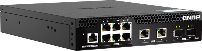 QNAP QSW-M2100R Desktop 2.5G Smart Switch, 8x RJ-45, 2x SFP+