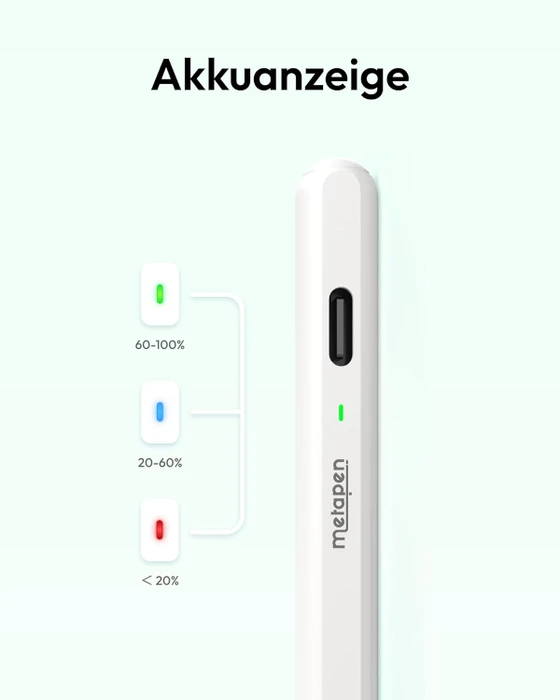 Metapen Air 8 iPad Pencil weiß